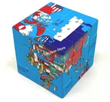 Flag World Map 4x4x4 Cube (wisdom collection)